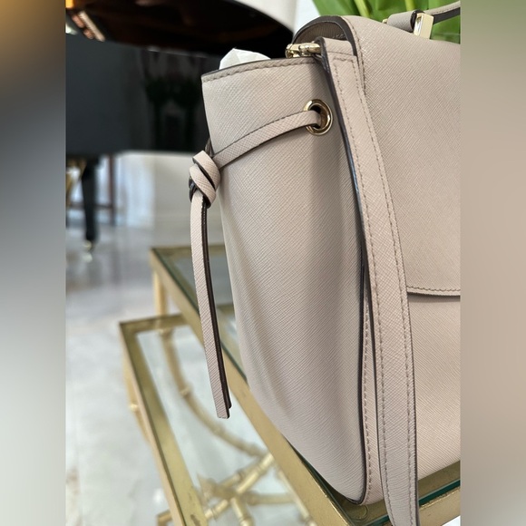 Kate Spade Beige Saffiano Texture Satchel - Picture 9 of 10